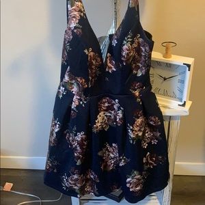 Floral toole dress